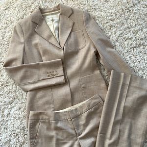 Banana Republic tan pant suit